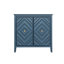 Armoire de rangement géométrique en relief avec portes magnétiques