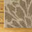 Hagy Modern Floral Textured Weave Sage/Brown Indoor/Outdoor Rug-1711414916