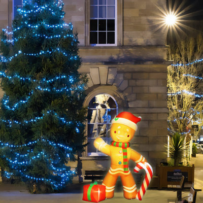 PMU Christmas - gonflable Holiday Gingerbread Man