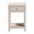 Adella Baxton Studio Dansby Modern Beige Faux Shagreen 1-Drawer End Table
