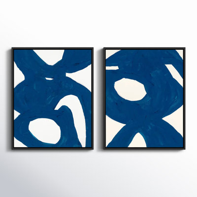 Blue Harmony Set Of 2 by Andrea Stokes