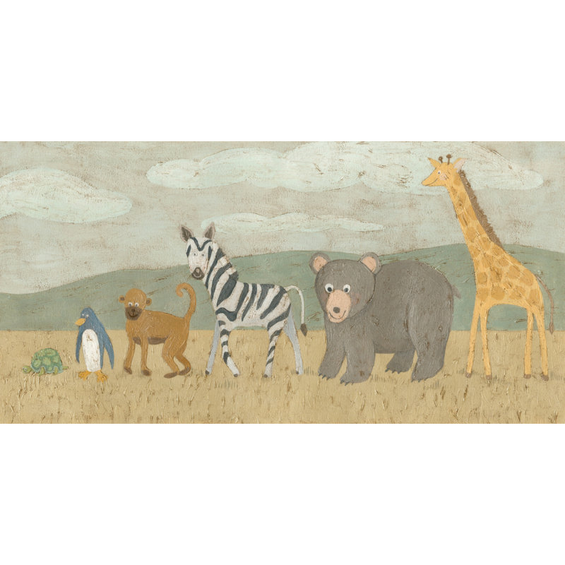 Darrah Print on Canvas, 30cm H x 61cm W