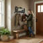 Bear Family Animal Themed Wall Mounted Ihssan