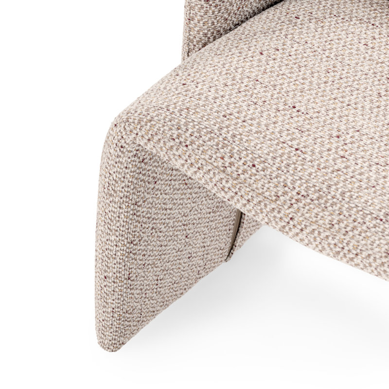 Halstead Upholstered Arm Chair, Gold