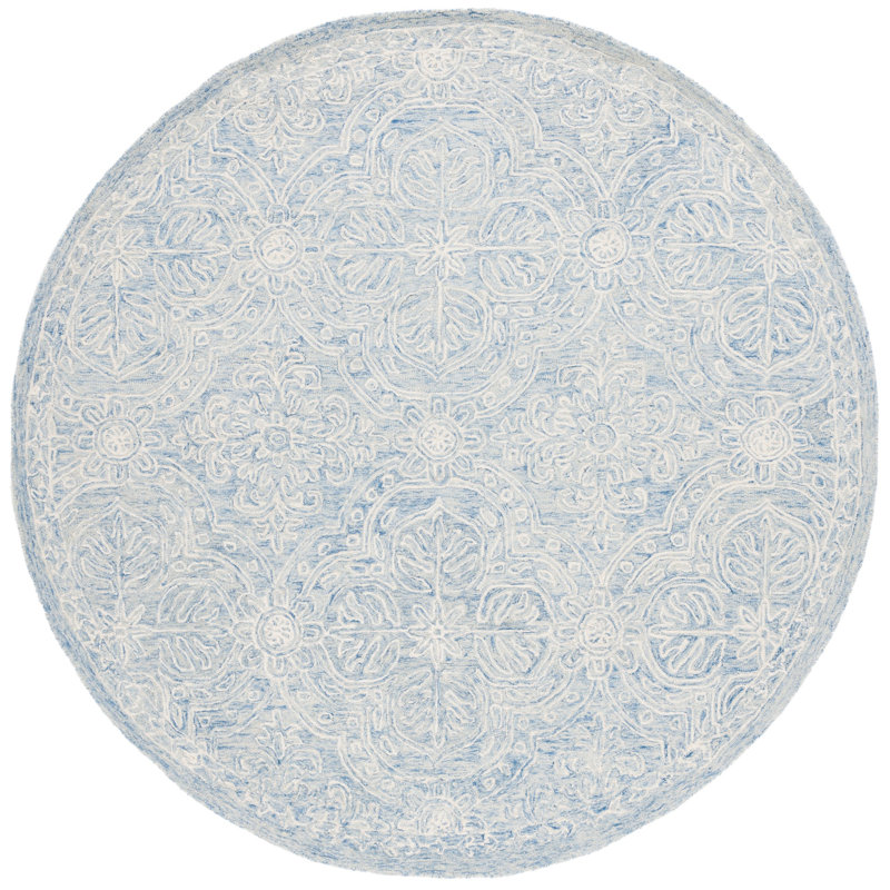Tapis en laine touffeté à la main Etienne Lauren Ralph Lauren, Rond 7 pi