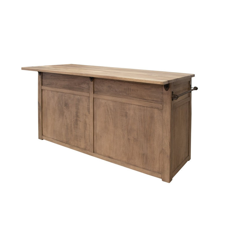 Solid Wood Kitchen Island