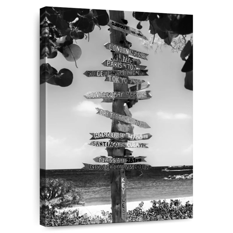 Panneau directionnel Aime Key West II, H 30 po x l 20 po
