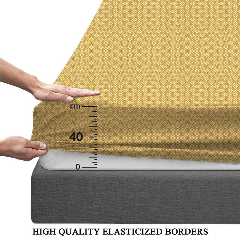Microfiber Flatweave Fitted Sheet, Super King (6')