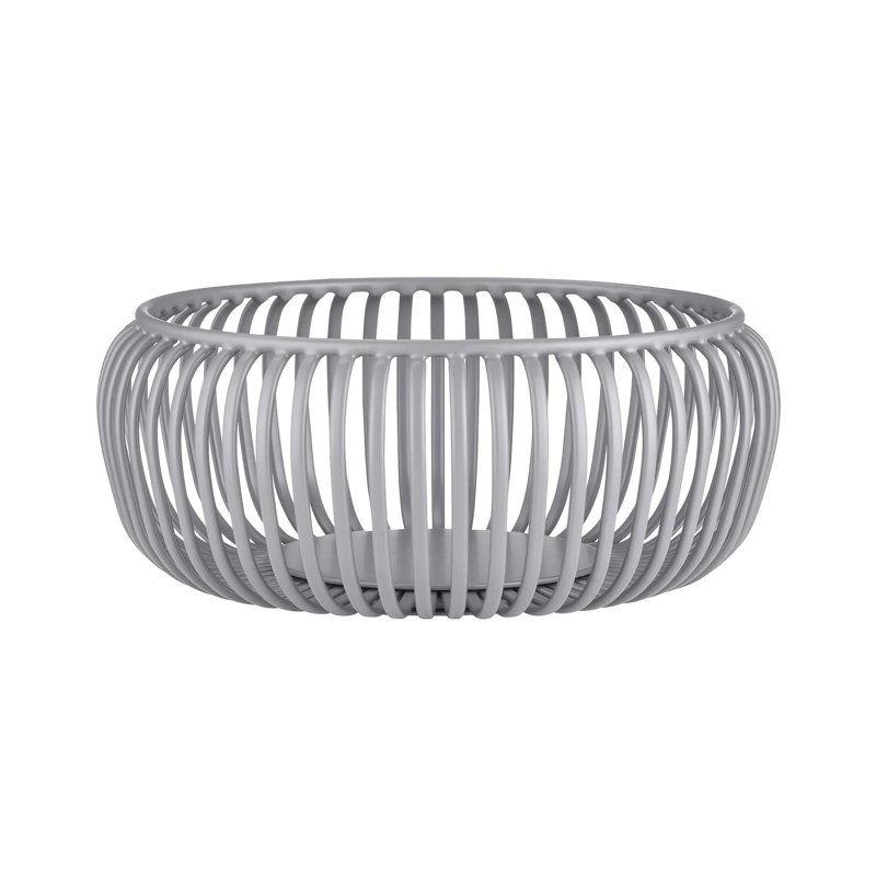 Blomus Stainless Steel Bowl, 8cm H x 20cm W x 20cm D, Grey