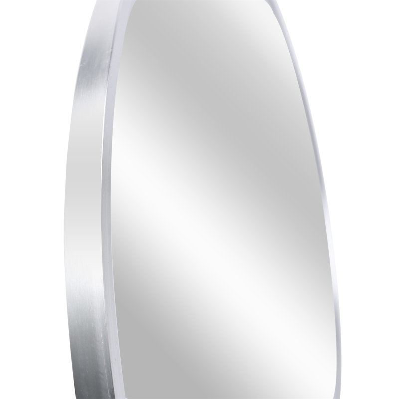 Miroir d'appoint Rauch, Argent argent, 28" x 20", Ovale