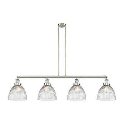 Luminaire suspendu linéaire à 4 lumières pour îlot de cuisine Tallulah