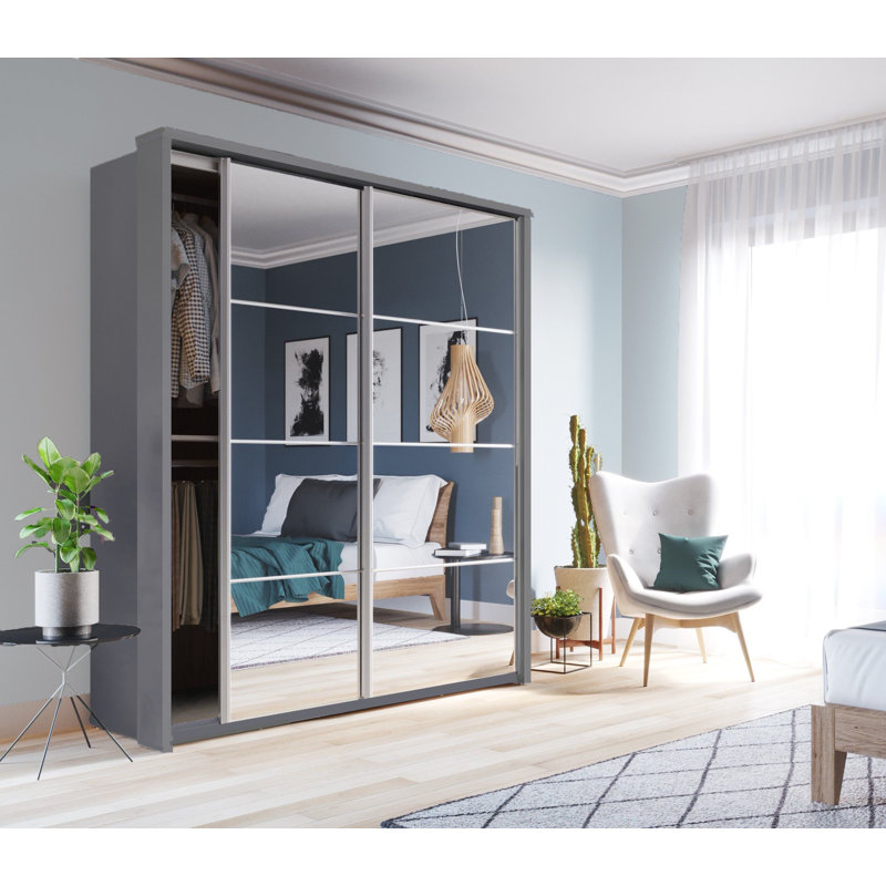 Babig 2 Door Manufactured Wood Wardrobe