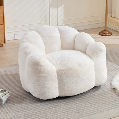 Fauteuil à billes avec anneau de traction Lotus, facile à déplacer