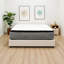 Matelas hybride à ressorts ensachés de qualité supérieure de 14 pouces avec mousse viscoélastique imprégnée de gel pour un confort ultime, blanc / gris