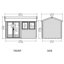 Garden Studio 12 x 7 Ft. Summer House-90960735