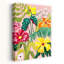 «Vibrant Tropical Garden Colorful Vibrant Abstract Flower Nature», art mural-1910700227