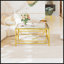 Table basse carrée en verre-1815984904