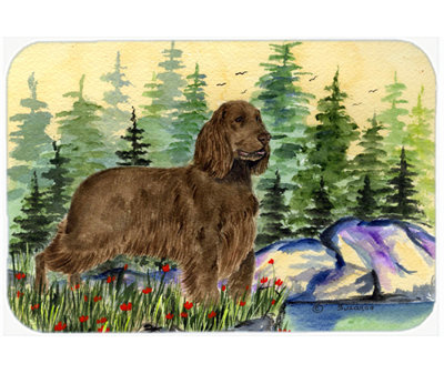 Caroline's Treasures Field Spaniel Glass Cutting Board