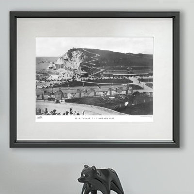 Ilfracombe, The Zigzags 1899 - Single Picture Frame Print