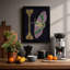 Emerald Wings Botanical - Framed Print-490561107-490561105