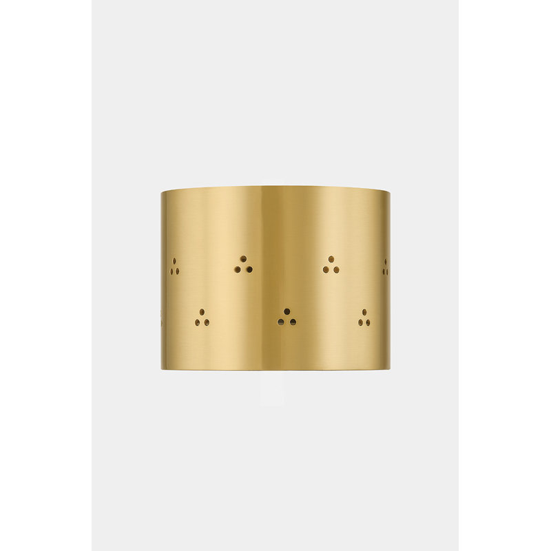 Edisto Flush Mount in Distressed Bronze by Cortney Bishop, Brass