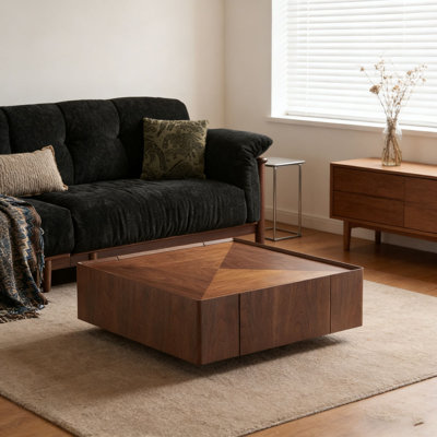 Table basse en noyer