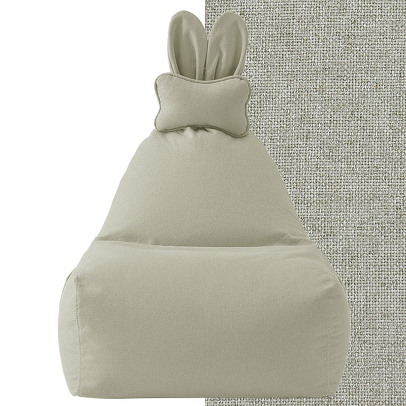 Canapé simple et mignon, H 33,46 po x l 23,62 po x P 27,55 po, Mélange de lin beige