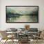 «Abstract Landscape Mountain Lake Impressionist Nature Scene», reproduction encadrée-96074498-111568130