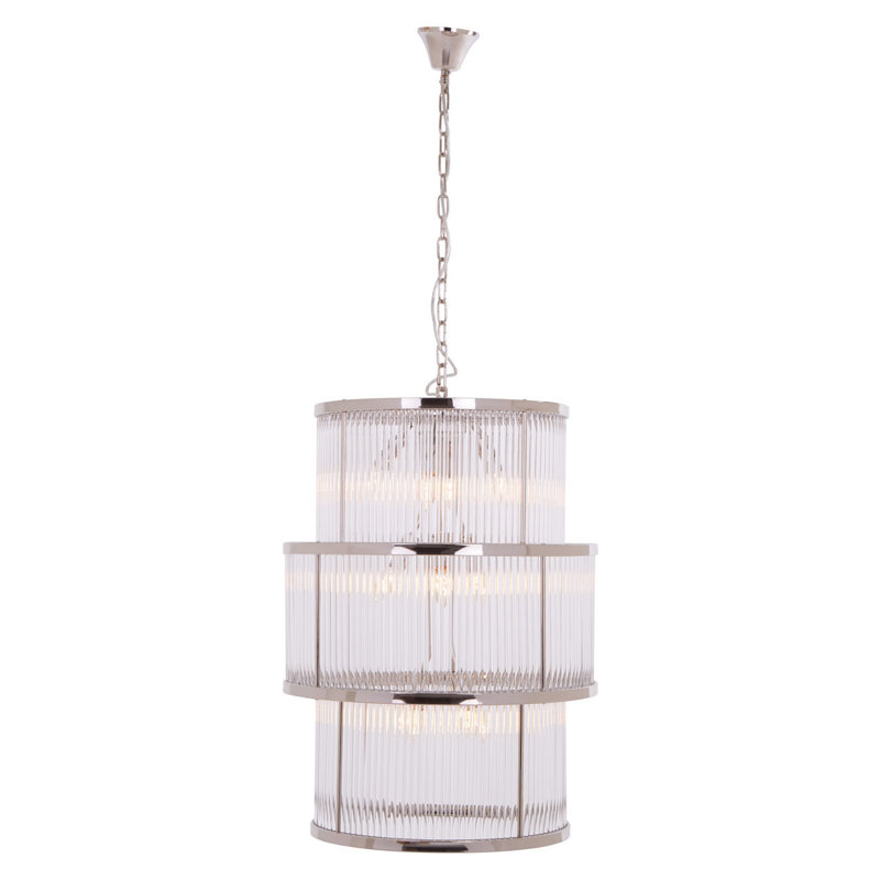 Conerly 12 - Light Drum Chandelier, Nickel