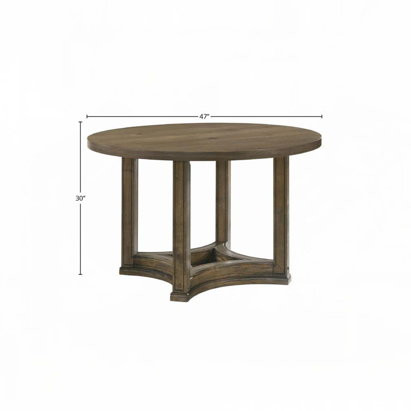 Oak Round Dining Table