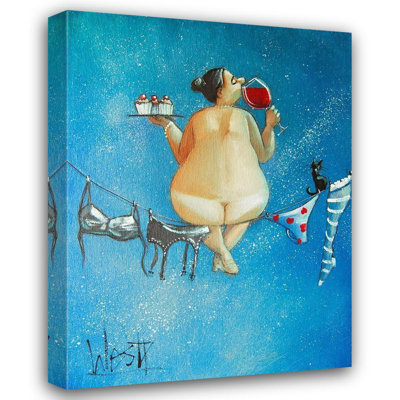 Trinx West, Ronald Gallery Wrapped Canvas Art Titled: Out of this World