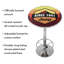 Round Metal Base Dining Table