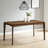 Rectangular Dining Table With Sturdy Wood Legs