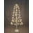 5ft White LED Cluster Tree with 720 Warm White LEDs Indoor Use Only