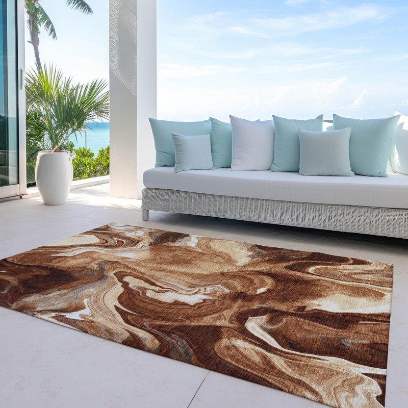  Malchow Non-Slip Indoor Door Mat, Rectangle 2'6" x 3'10"