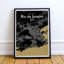 « rio de janeiro city map », reproduction d’impression sur affiche sous forme de luxe-22632132