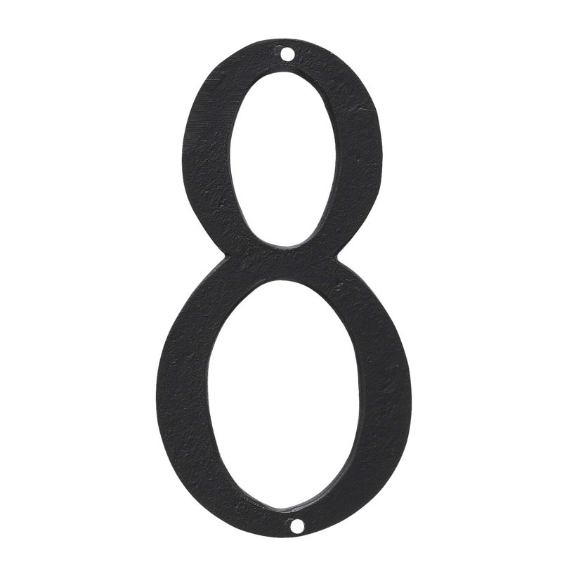 Numéro de maison classic, H 12 po x l 6 po, 8