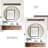 6-Light Dimmable Vanity Light Farmhouse Clear Glass Shade-2021653057