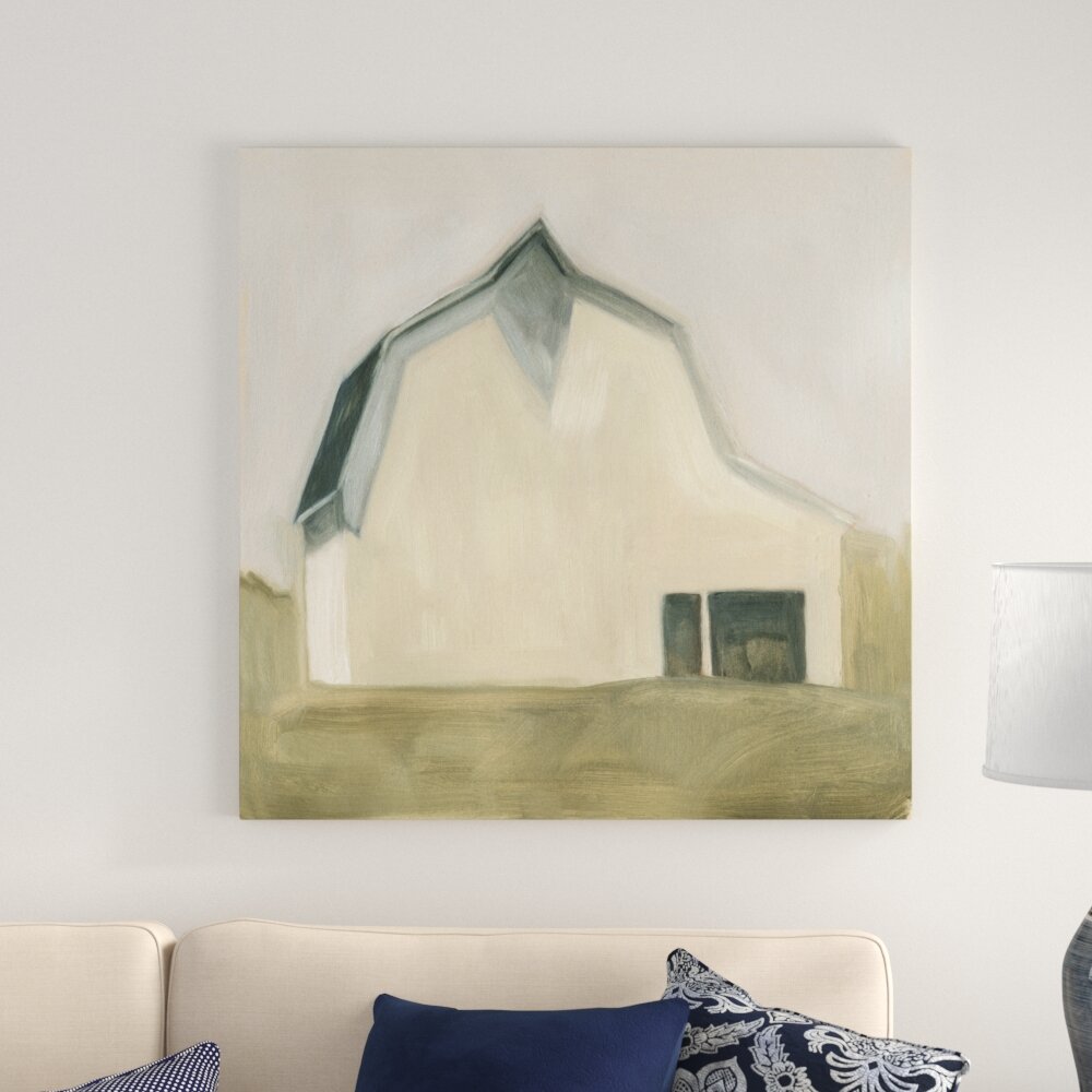 Leinwandbild Serene Barn IV von Emma Scarvey