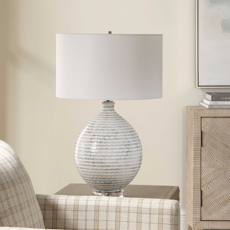 Uttermost Clary Horizontally Striped Table Lamp