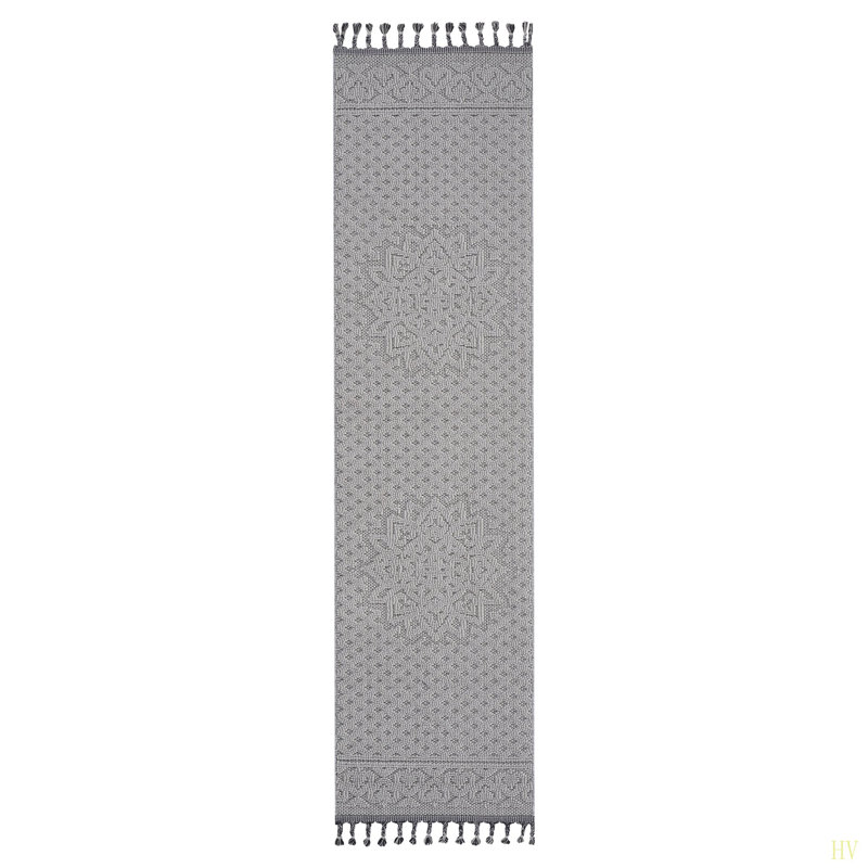 Tapis intérieur / extérieur Collection 2X8 Medallion, Tapis de couloir 2 pi 2 po x 8 pi