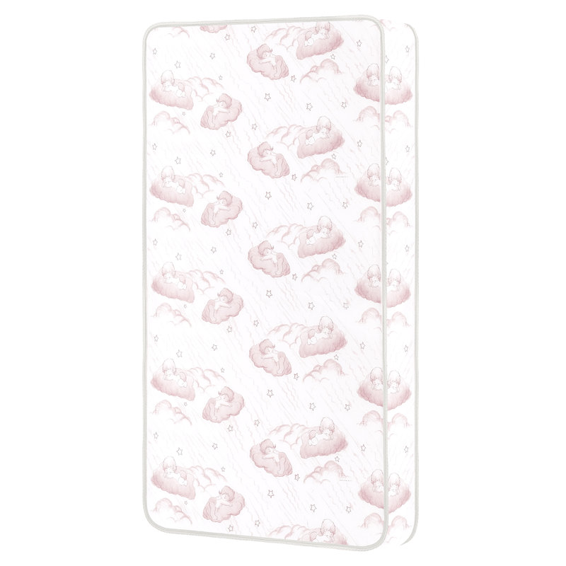 Matelas imperméable pour tout-petits 2 étapes , Rose