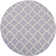 Milltown Hand Woven Flat Weave Wool/Cotton Geometric Rug in Ivory/Purple