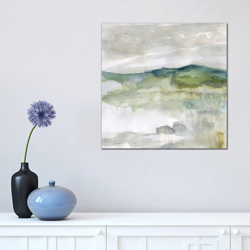 Hillside Study by Carol Robinson - Wrapped Canvas Painting, 45.72 cm H x 45.72 cm W x 3.175 cm D