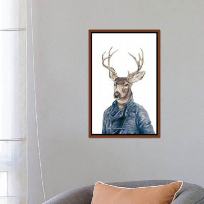 " Deer In Navy Blue " by Animal Crew