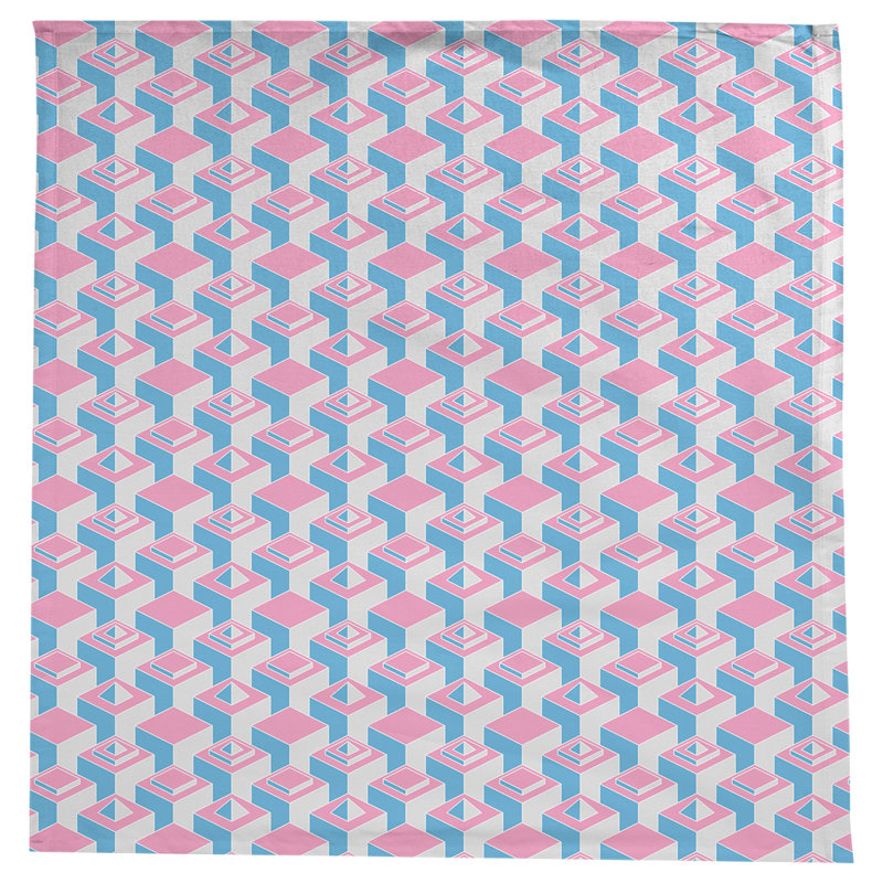 Nappe de gratte-ciels classiques, Rose / sarcelle