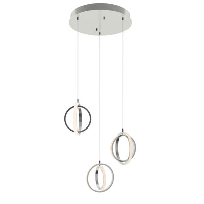 3 - Light LED Cluster Pendant