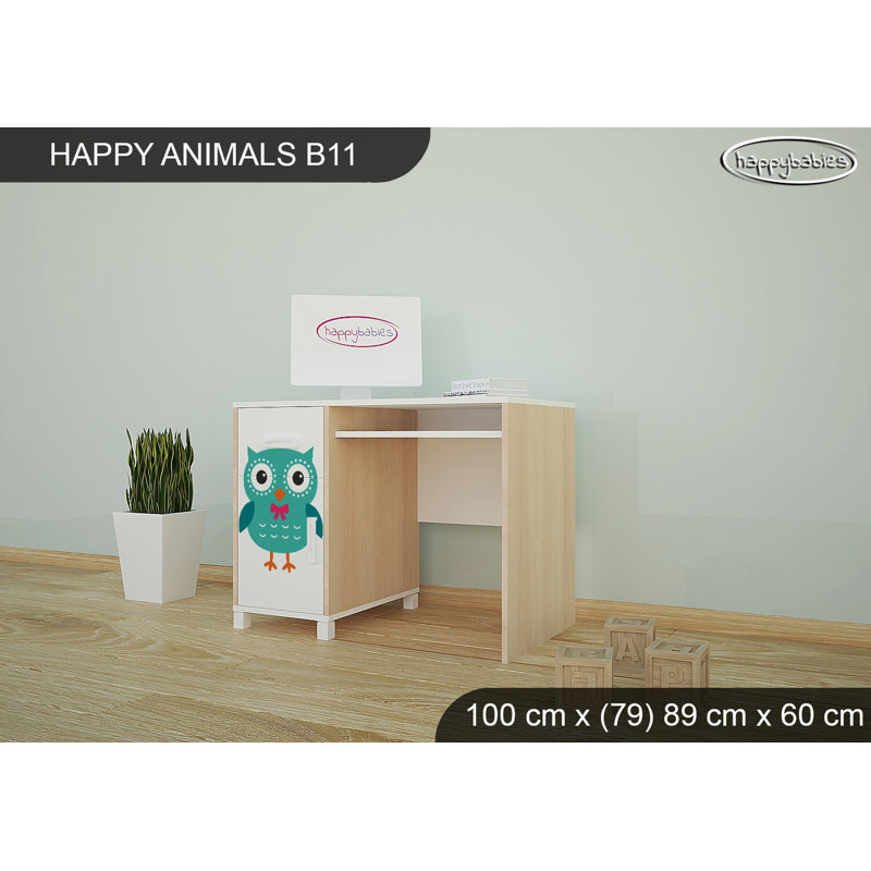 100cm Writing Desk, Oak