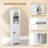 Bathroom Storage Cabinet Small Corner Floor Cabinet With Door And Adjustable Shelves Toilet Paper Holder Stand-1860845323