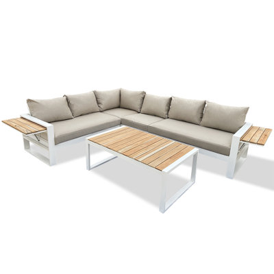Ilaisa 6 - Person Patio Conversation Set with Cushions